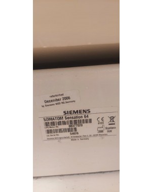 Siemens Somatom Sensation 64 CT scanner