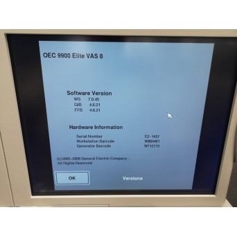 GE OEC 9900 Elite VAS 8